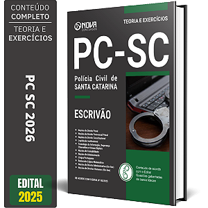 Apostila PC SC 2026 - Escrivão de Polícia Civil