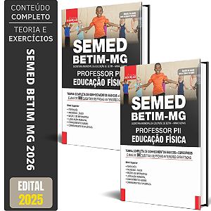 Apostila SEMED Betim Mg 2026 - Professor Educação Física