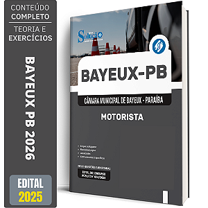 Apostila Câmara de Bayeux PB 2026 - Motorista
