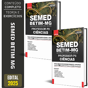 Apostila SEMED BETIM Mg 2026 - Professor P2 - Ciências