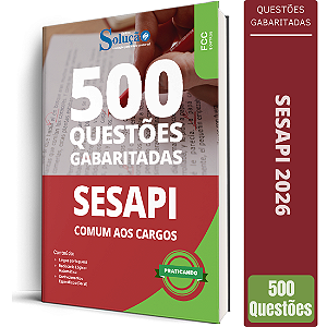 Caderno de Questões Secretaria de Estado da Saúde do Piauí 2026 - Comum aos Cargos - Questões Gabaritadas