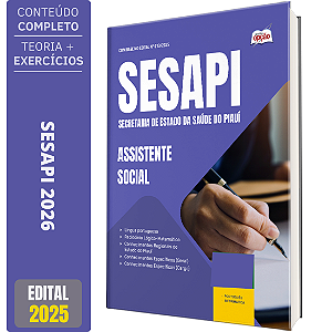 Apostila Secretaria de Estado da Saúde do Piauí 2026 - Assistente Social