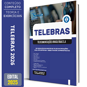 Apostila Telebrás 2026 - Especialista em Gestão de Telecomunicações - Analista Superior – Subatividade: Administrativo