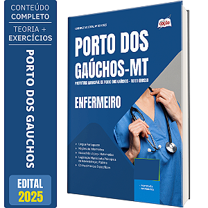 Apostila Prefeitura de Porto dos Gaúchos MT 2026 - Enfermeiro