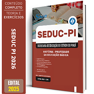Apostila SEDUC PI 2026 - Professor de História