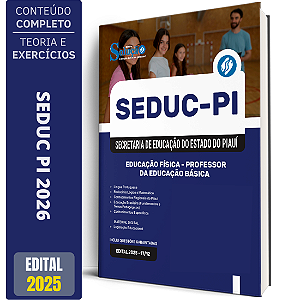Apostila SEDUC PI 2026 - Professor da Educação Básica - Educação Física