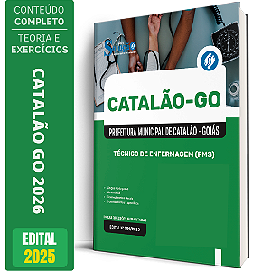 Apostila SMS Catalão GO 2026 - Técnico de Enfermagem FMS