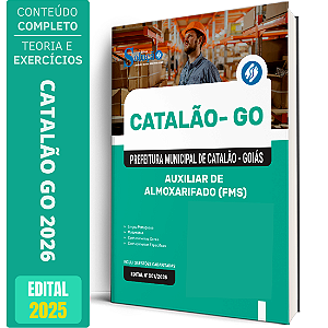 Apostila SMS Catalão GO 2026 - Auxiliar de Almoxarifado FMS