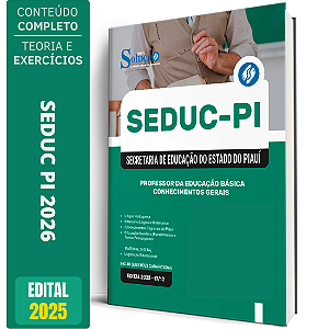 Apostila SEDUC PI 2026 - Professor da Educação Básica