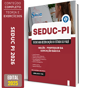 Apostila SEDUC PI 2026 - Professor de Língua Inglesa