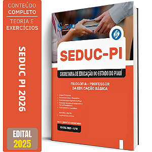 Apostila SEDUC PI 2026 - Professor de Filosofia