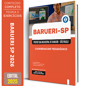 Apostila Prefeitura de Barueri SP 2025 - Coordenador Pedagógico