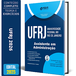 Apostila UFRJ 2026 - Assistente em Administração
