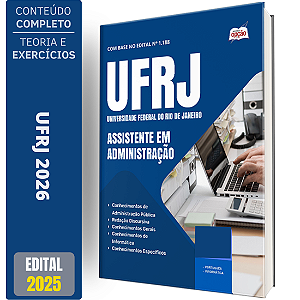 Apostila UFRJ 2026 - Assistente em Administração
