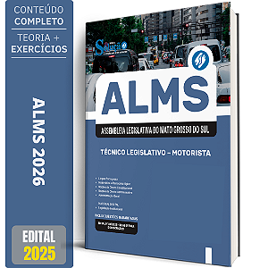 Apostila ALEMS 2026 - Técnico Legislativo - Motorista