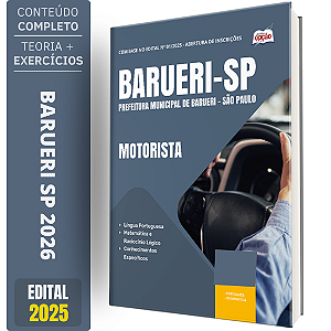 Apostila Prefeitura de Barueri SP 2026 - Motorista