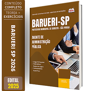 Apostila Prefeitura de Barueri SP 2026 - Agente de Administração Pública
