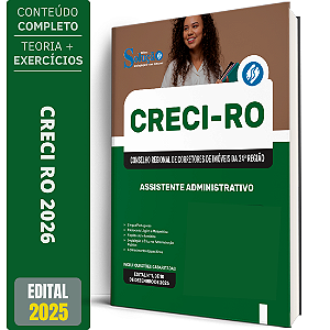 Apostila CREC RO 2026 - Assistente Administrativo