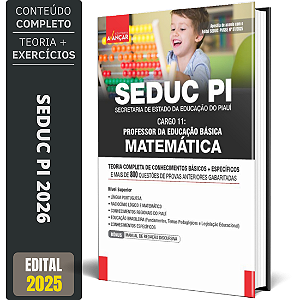 Apostila Completa Seduc Pi 206 - Professor De Matemática
