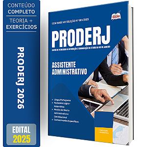 Apostila PRODERJ 2026 - Assistente Administrativo