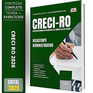 Apostila CRECI RO 2026 - Assistente Administrativo