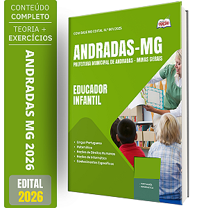 Apostila Prefeitura de Andradas MG 2026 - Educador Infantil
