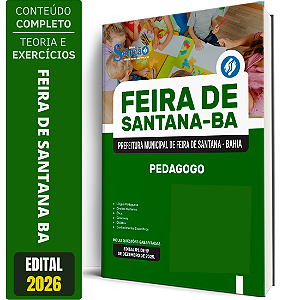 Apostila Prefeitura de Feira de Santana BA 2026 - Professor Pedagogo
