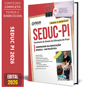 Apostila SEDUC PI 2026 - Professor de Matemática