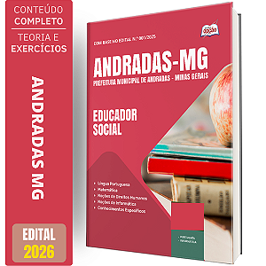 Apostila Prefeitura de Andradas MG 2026 - Educador Social
