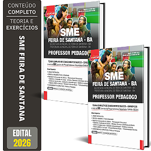 Apostila Sme Feira De Santana Ba 2026 - Professor Pedagogo