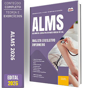 Apostila ALEMS 2025 - Analista Legislativo - Enfermeiro