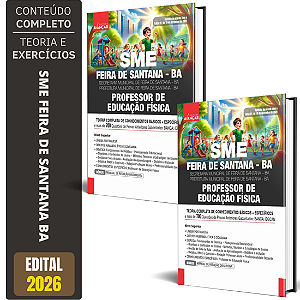 Apostila Sme Feira De Santana Ba 2026 - Professor Educação Física