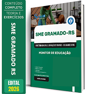 Apostila SME Gramado RS 2026 - Monitor de Educação