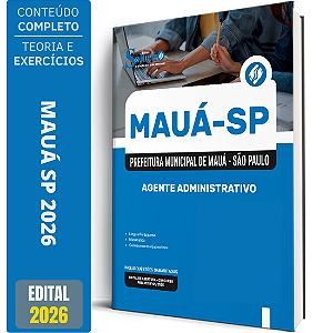 Apostila Prefeitura de Mauá SP 2026 - Agente Administrativo