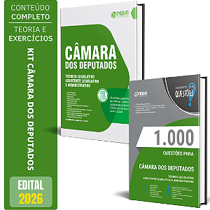 Kit Apostila Câmara Dos Deputados 2026 - Técnico Legislativo + Testes