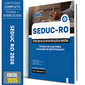 Apostila SEDUC RO 2026 - Técnico Educacional