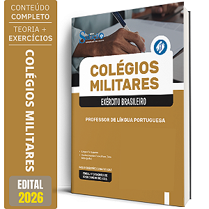 Apostila Colégio Militar 2026 - Professor de Língua Portuguesa