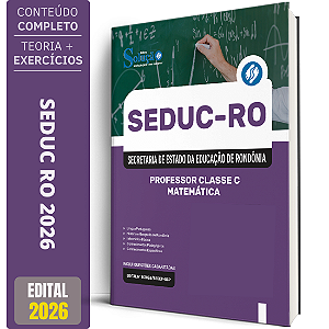 Apostila SEDUC RO 2026 - Professor Classe C - Matemática