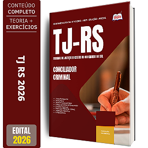 Apostila Tj Rs 2026 - Conciliador Criminal