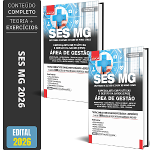 Apostila SES MG 2026 - Área De Gestão