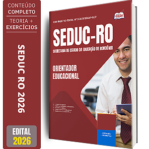 Apostila SEDUC RO 2026 - Orientador Educacional