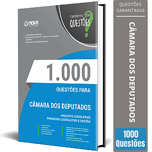 Livro Questões Gabaritadas para Câmara dos Deputados 2026 - Analista Legislativo