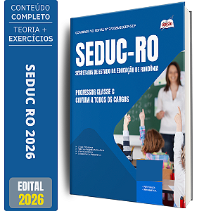 Apostila SEDUC RO 2026 - Comum a Todos os Cargos