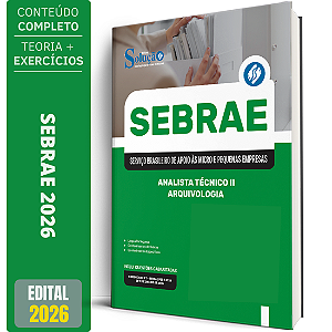 Apostila Sebrae 2026 - Analista Técnico II - Arquivologia