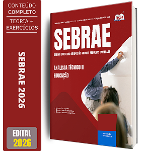 Apostila Sebrae 2026 - Analista Técnico 2 - Educação