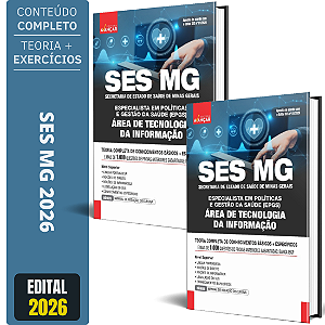 Apostila SES MG 2026 - Área De Tecnologia Da Informação