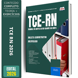 Apostila TCE RN 2026 - Analista Administrativo - Especialidade: Arquivologia