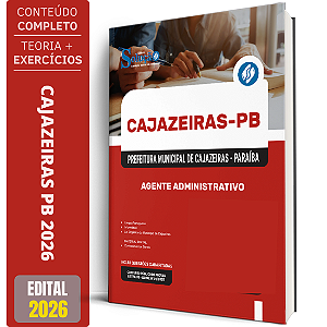 Apostila Prefeitura de Cajazeiras PB 2026 - Agente Administrativo