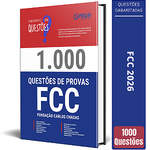 Livro 1.000 Questões Gabaritadas da FCC 2026