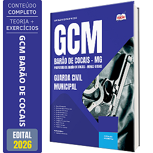 Apostila Prefeitura de Barão de Cocais MG 2026 - Guarda Civil Municipal